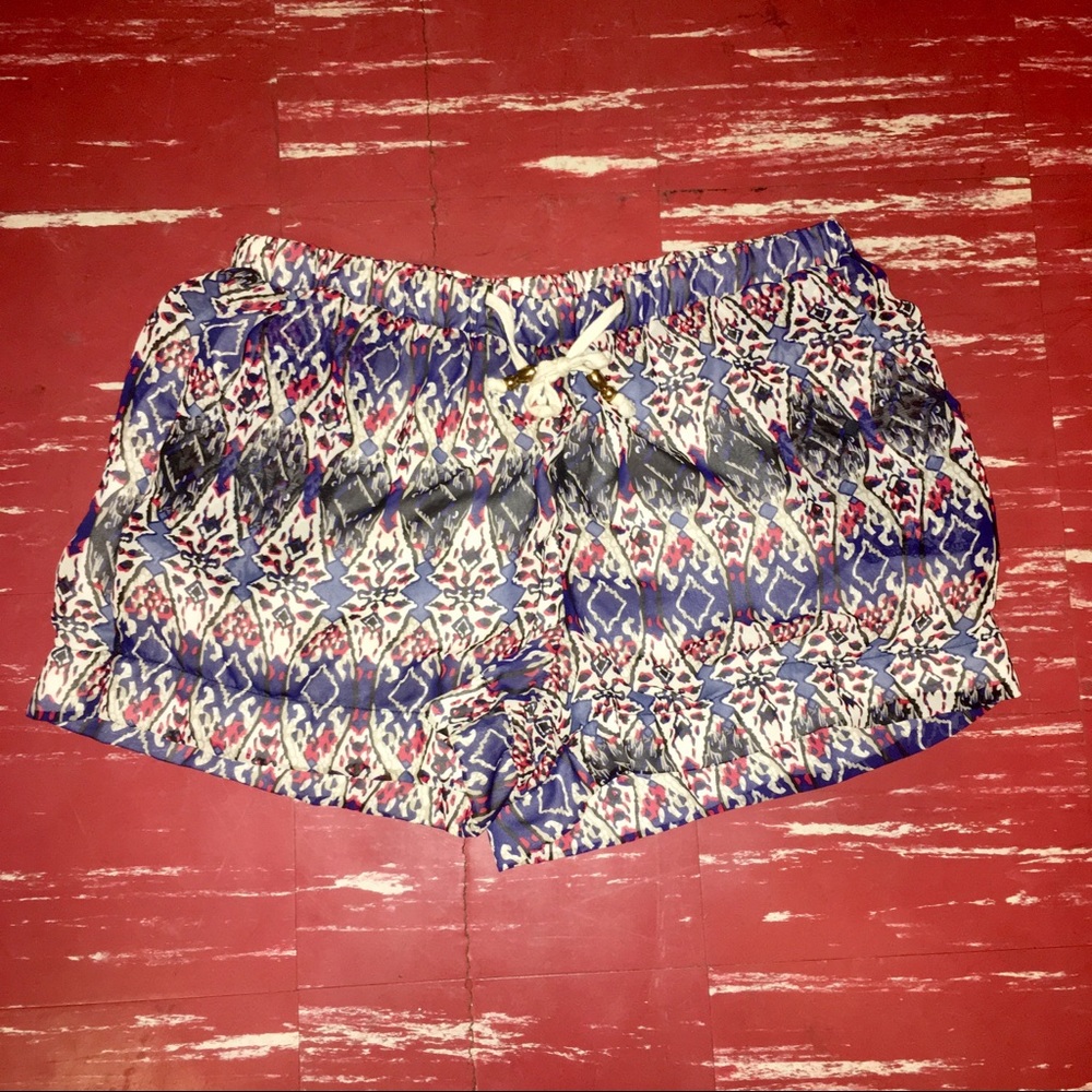 Soft Printed Drawstring Shorts